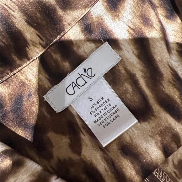 Cache Leopard Print Utility Romper – Size Small - Picture 4 of 8